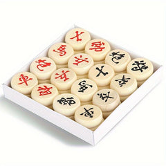 Log Boxed Chess Game Set Educational Entertainment Gift