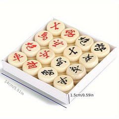 Log Boxed Chess Game Set Educational Entertainment Gift