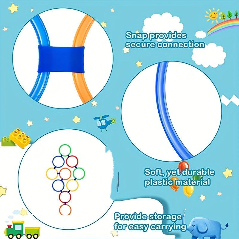 5pcs Hopscotch Circular Set Outdoor Indoor Obstacle Course Playground