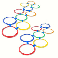 5pcs Hopscotch Circular Set Outdoor Indoor Obstacle Course Playground