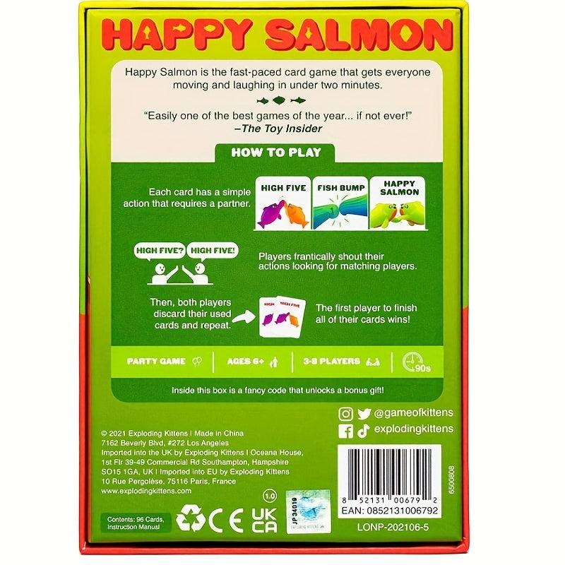 Happy Salmon Family Reunion Game Cards