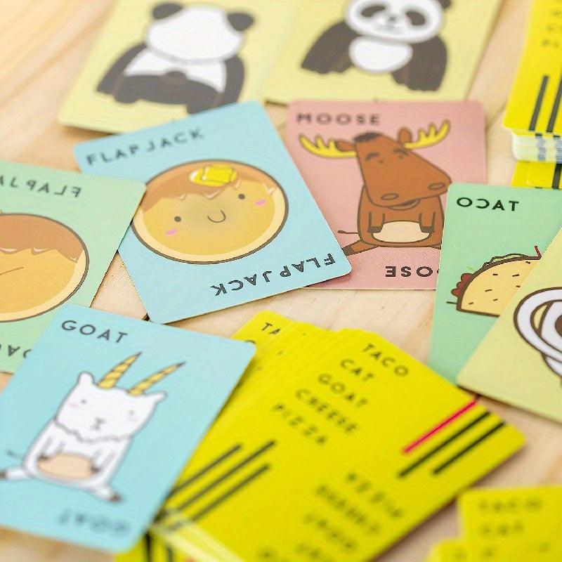 Taco Cat Goat Cheese Pizza Montessori Cards Set