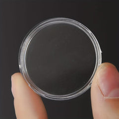 100pcs 25mm Round Coin Storage Box Portable Coin Storage Box