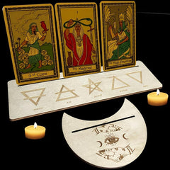 Wooden Tarot Card Stand Display Holder Altar