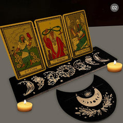 Wooden Tarot Card Stand Display Holder Altar