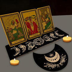 Wooden Tarot Card Stand Display Holder Altar