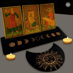 Wooden Tarot Card Stand Display Holder Altar