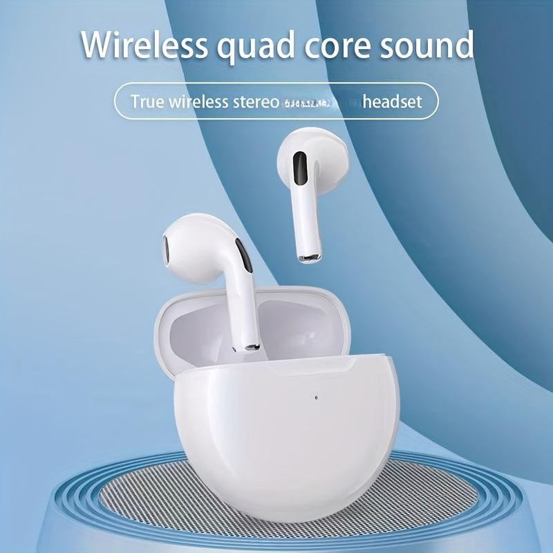 PRO6 Waterproof Wireless Earbuds Hi-fi Stereo Headphones for iPhone Android