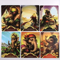 Ganesha Tarot Cards Divination Table Games Fortune Telling
