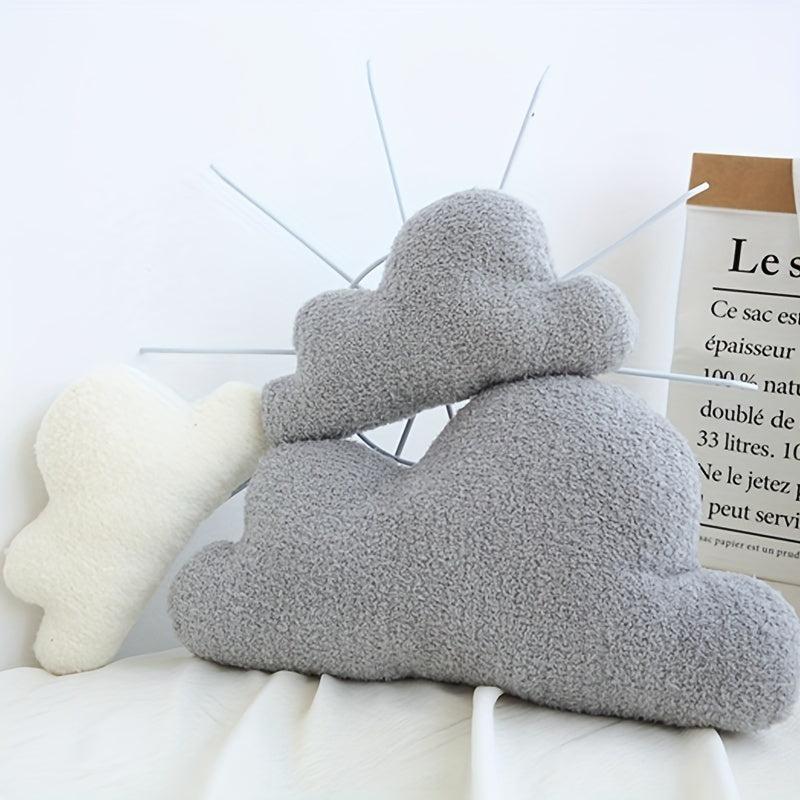 Cloud Shaped Soft Plush Throw Pillow for Bedroom Chair