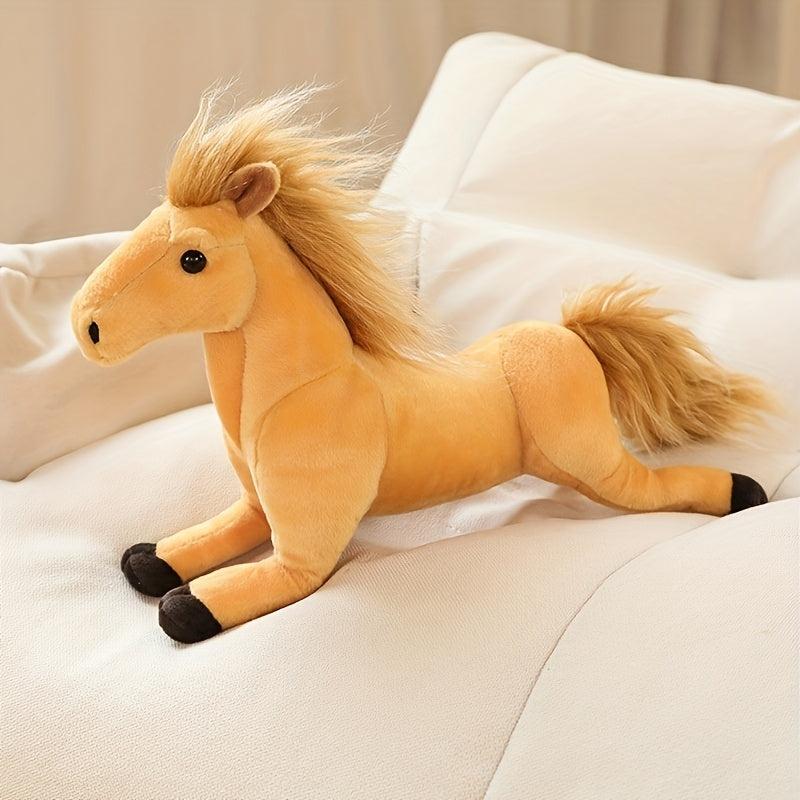 Cuddly Plush Pony Doll for Animal-Loving Kids