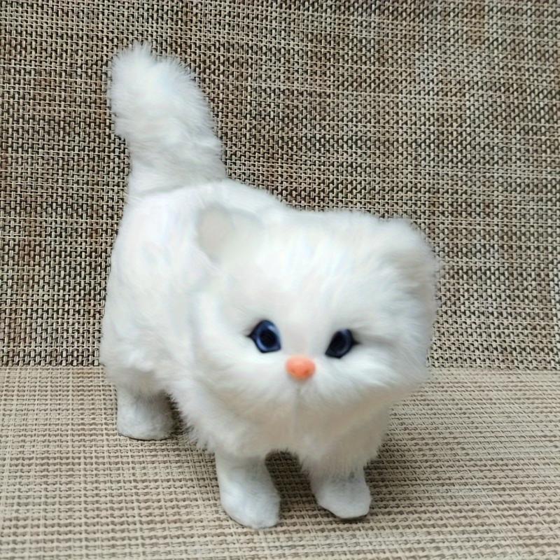 Realistic Small Fluffy Cat Toy