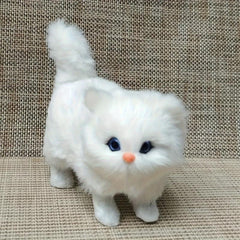 Realistic Small Fluffy Cat Toy