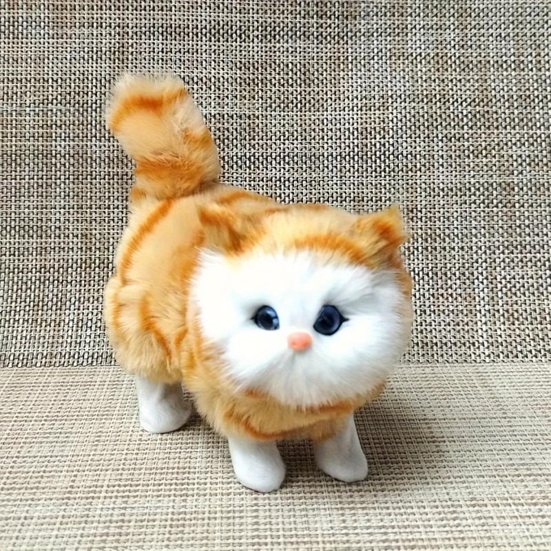 Realistic Small Fluffy Cat Toy