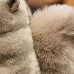 Cute Grey Squirrel Plush Toy - Ideal Gift for Kids