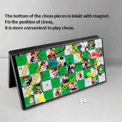 Portable Snake And Ladder Game Children's Puzzle Toy