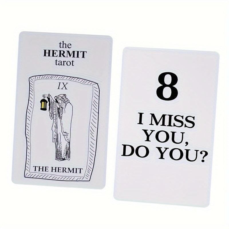 Hermit Tarot Deck Divination Table Games Family Party Entertainment