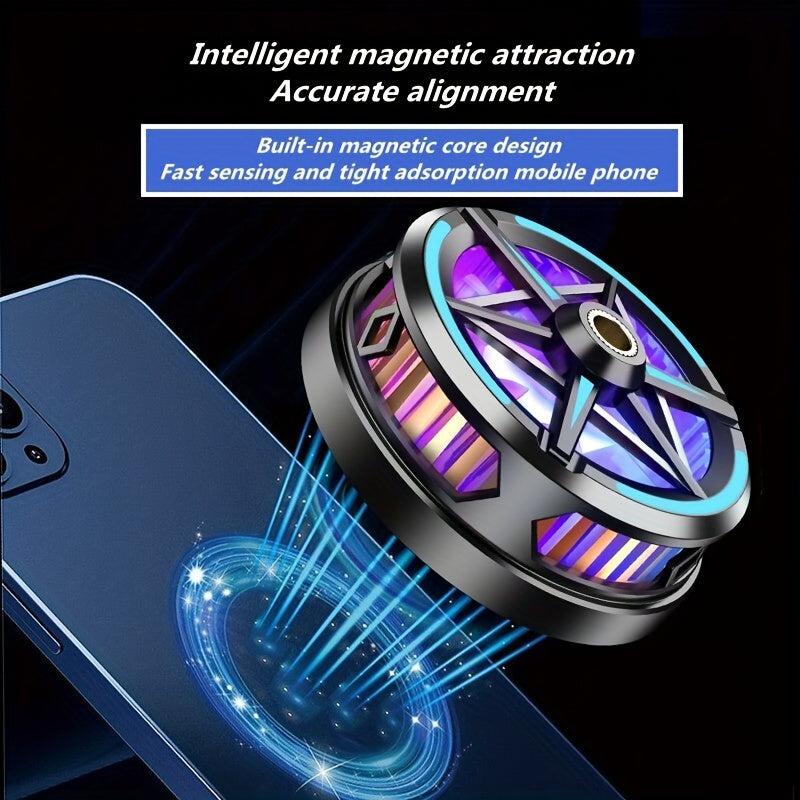 S6 Game Cooler Magnetic Semiconductor Radiator RGB Light PUBG Live Broadcast