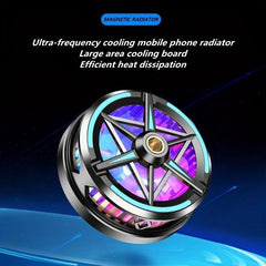 S6 Game Cooler Magnetic Semiconductor Radiator RGB Light PUBG Live Broadcast