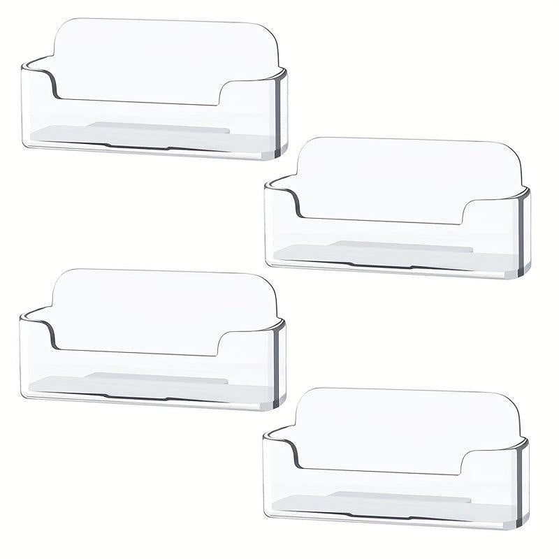 Transparent Acrylic Desktop Business Card Holder