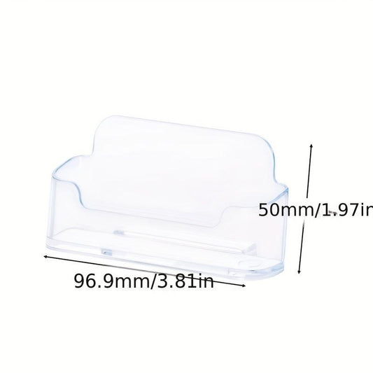 Transparent Acrylic Desktop Business Card Holder