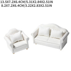 1:12 Dollhouse Sofa Toy Furniture Living Room Accessorie Gift