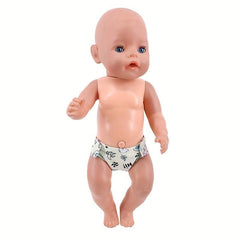 45 Doll Cloth Diapers Set with Accessories