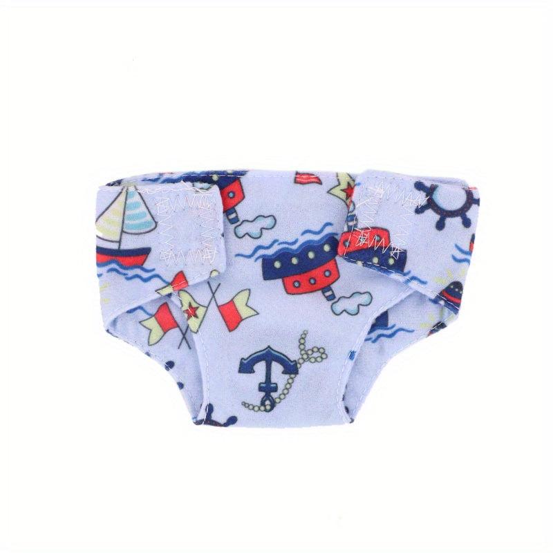 45 Doll Cloth Diapers Set with Accessories