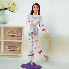 Doll Accessories Set Bathrobe Hair Band Towel Pajama Gift 1 6 Princess Dolls