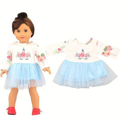 Colorful Mesh Dress for 45-72 cm Dolls