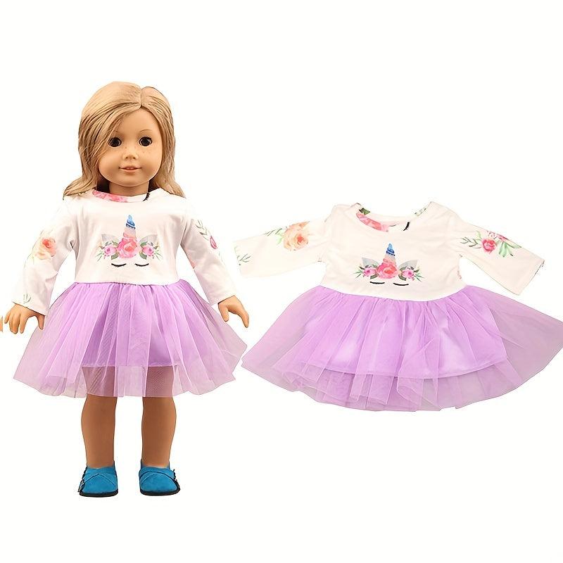Colorful Mesh Dress for 45-72 cm Dolls
