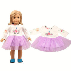 Colorful Mesh Dress for 45-72 cm Dolls