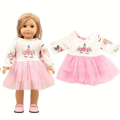 Colorful Mesh Dress for 45-72 cm Dolls