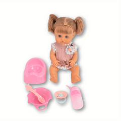 12 Inch Baby Doll Toy with 5 Accessories Included