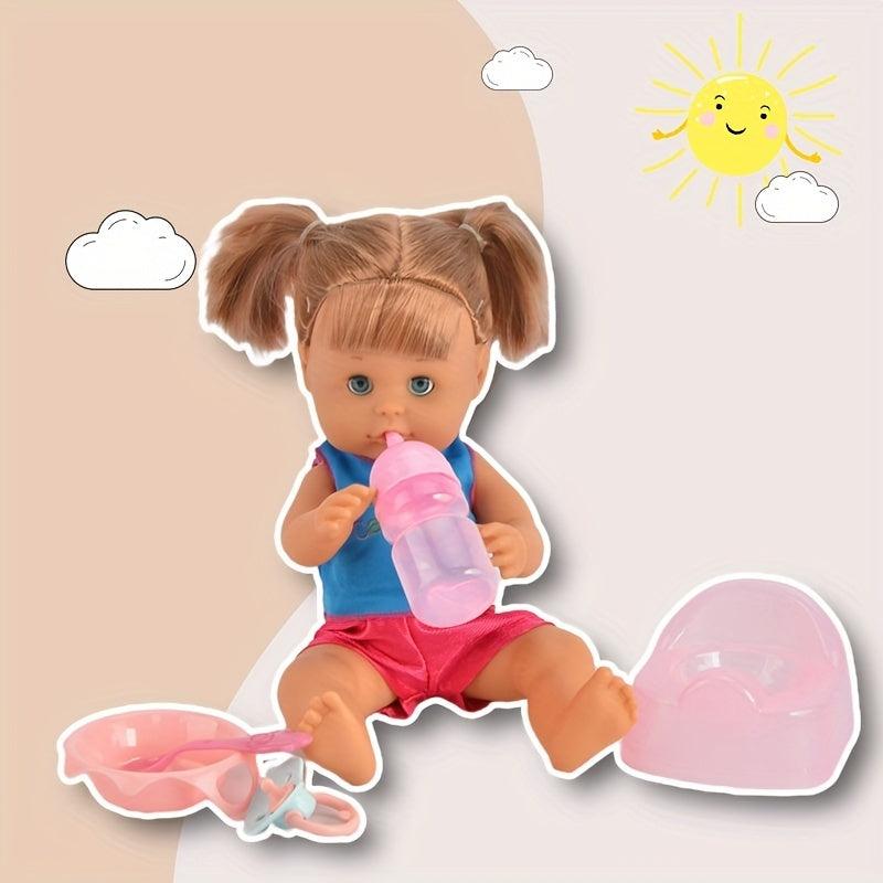 12 6 Inch Baby Doll Toy for Girls with 5 Accessories