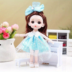 6-7in Joint Removable Toy Doll Princess Doll Toy Gift Christmas Present
