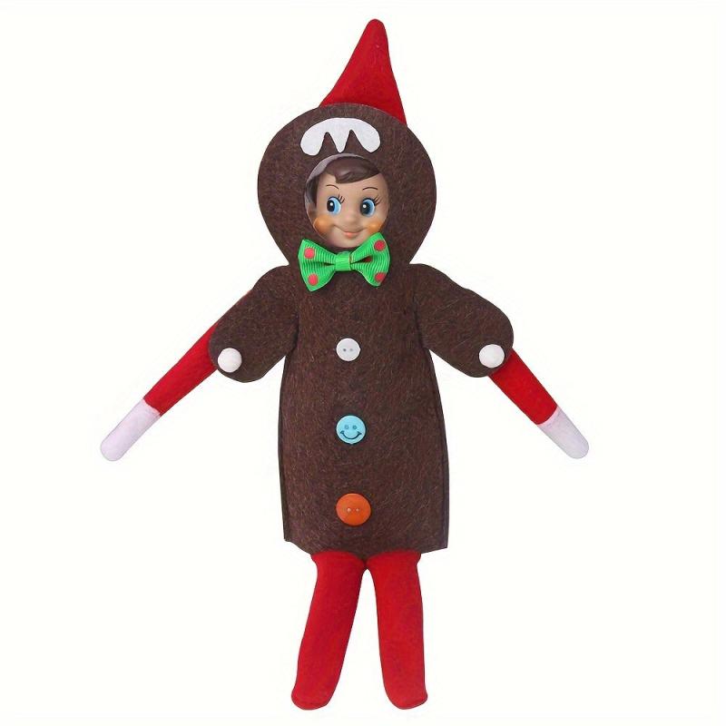 Christmas Decoration Felt Elf Clothes Gingerbread Man