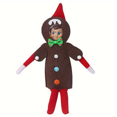 Christmas Decoration Felt Elf Clothes Gingerbread Man