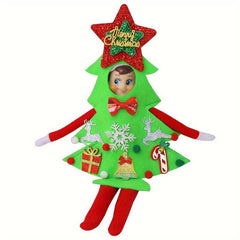 Christmas Decoration Felt Elf Clothes Gingerbread Man