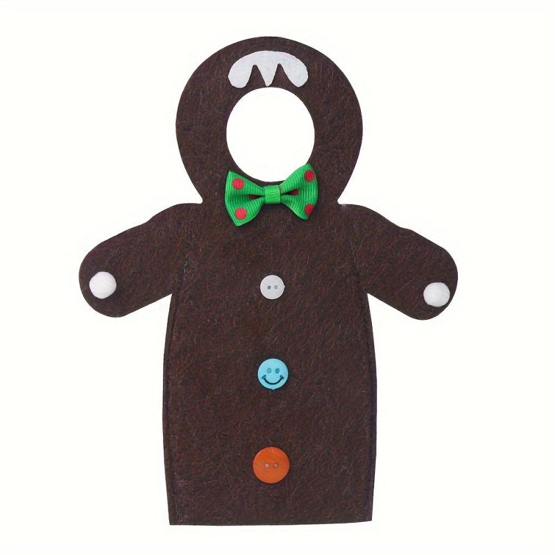 Christmas Decoration Felt Elf Clothes Gingerbread Man