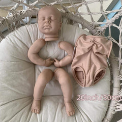 50cm Vinyl Reborn Doll Kit DIY Soft Touch Unpainted Sets