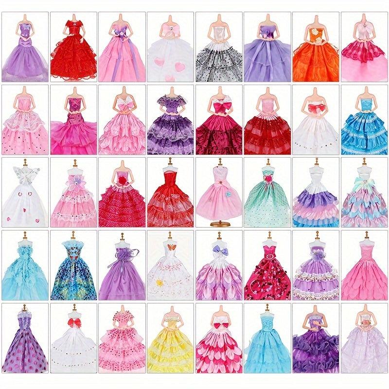 10pcs Princess Doll Party Dresses for 29 97cm Dolls