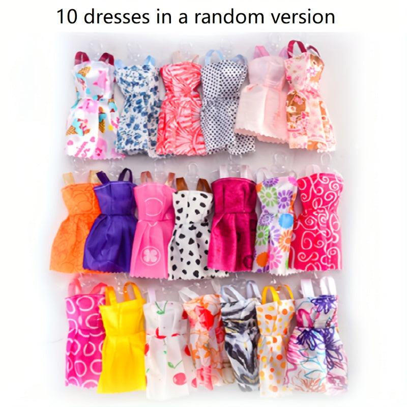 10pcs Princess Doll Party Dresses for 29 97cm Dolls