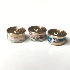 1:12 Dollhouse Cat Food Cans DIY Mini Kitchen Scene Decor