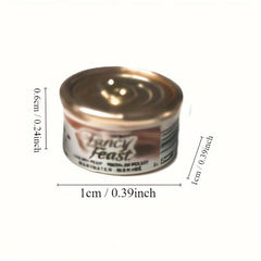 1:12 Dollhouse Cat Food Cans DIY Mini Kitchen Scene Decor