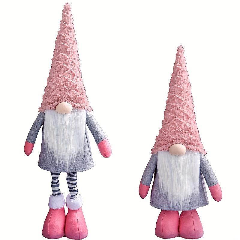 1PC Christmas Plush Telescopic Doll Decoration Gift