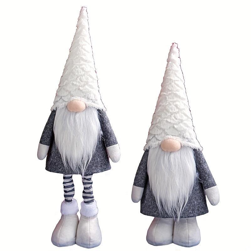 1PC Christmas Plush Telescopic Doll Decoration Gift