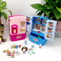 Mini Refrigerator Toy Kitchen Small Appliances