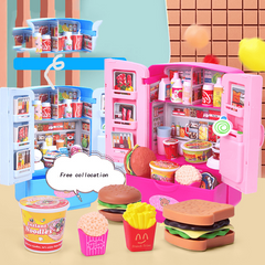 Mini Refrigerator Toy Kitchen Small Appliances