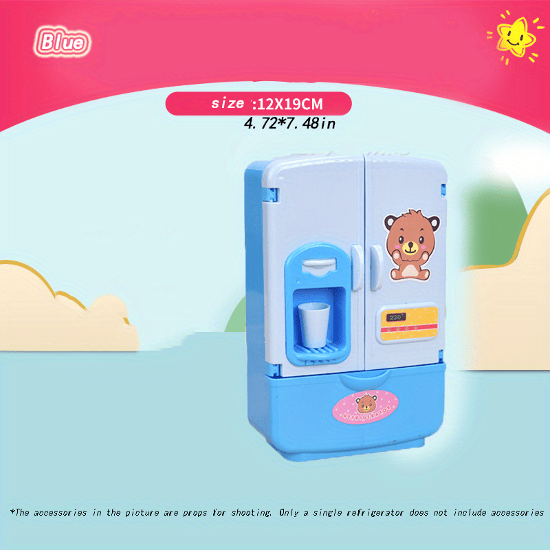 Mini Refrigerator Toy Kitchen Small Appliances